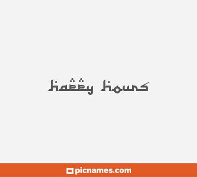 Happy Hours